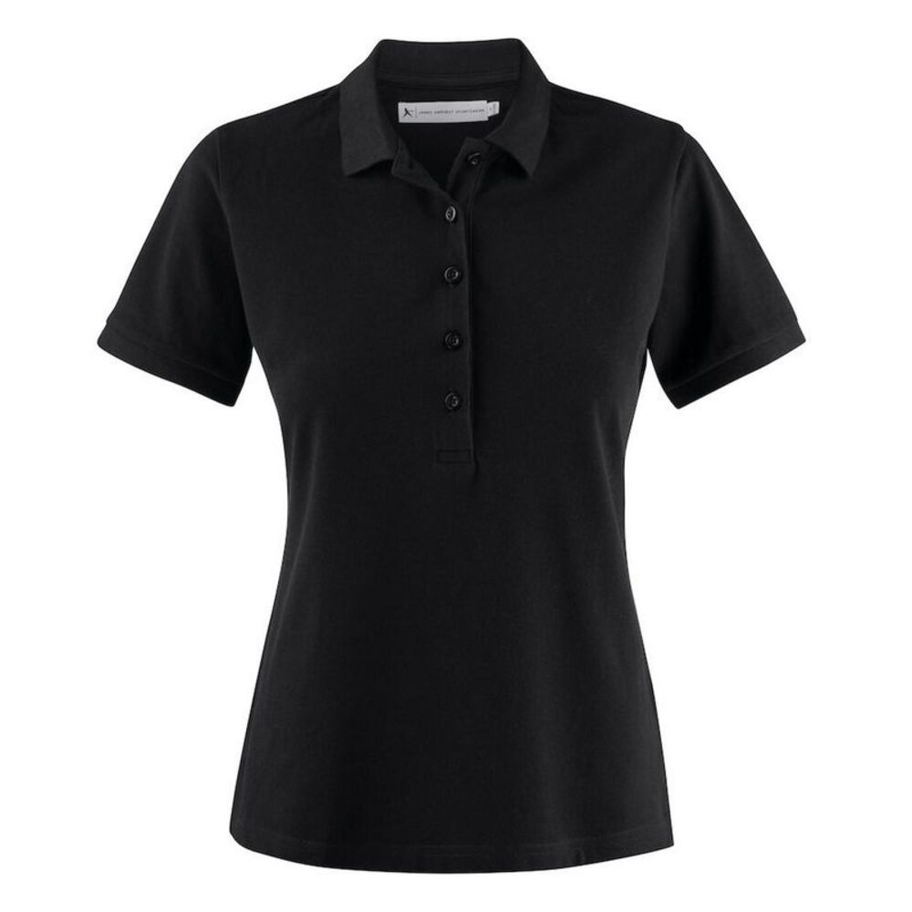 James Harvest Womens/Ladies Neptune Polo Shirt / Black